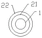 Light covered yarn with warmth-keeping and cooling functions and preparation method of yarn