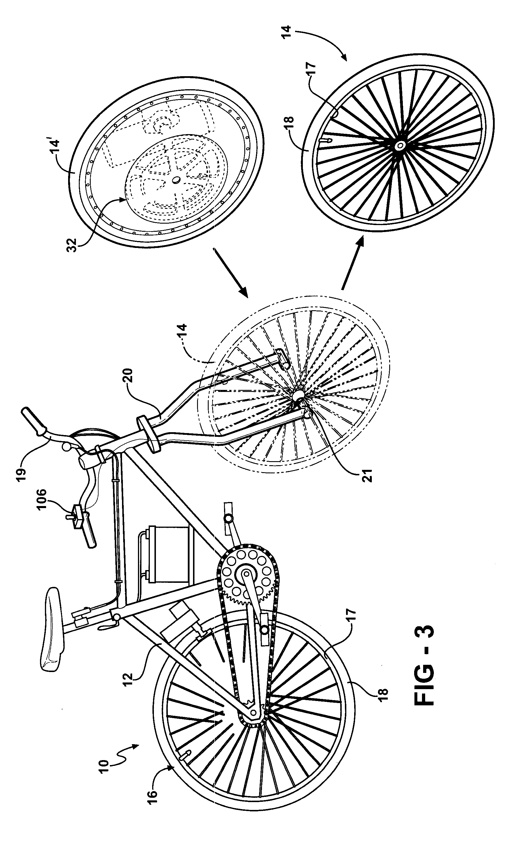 Hydraulic regenerative braking for a vehicle