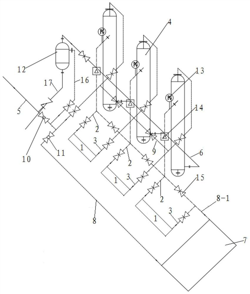 Drainage gas production system and method for prolonging life periods of gas fields and gas wells