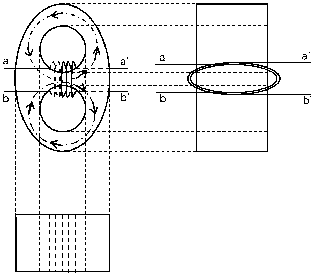 Low-power-consumption EMCCD high-voltage sine driving signal generation circuit