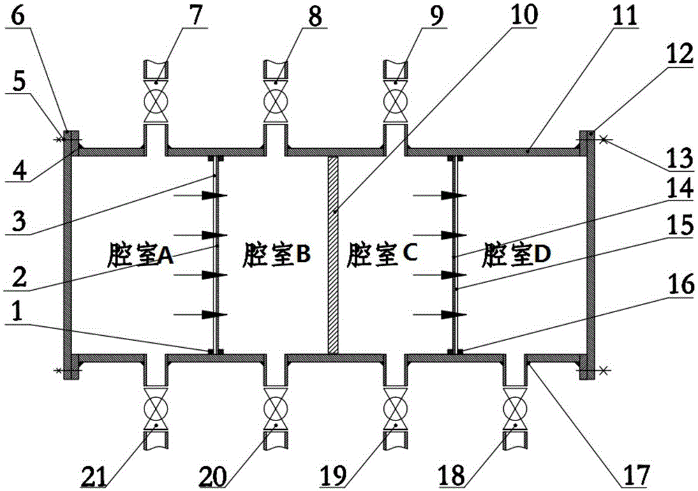 Seawater desalination device and method based on pressure-delayed osmosis and reverse osmosis