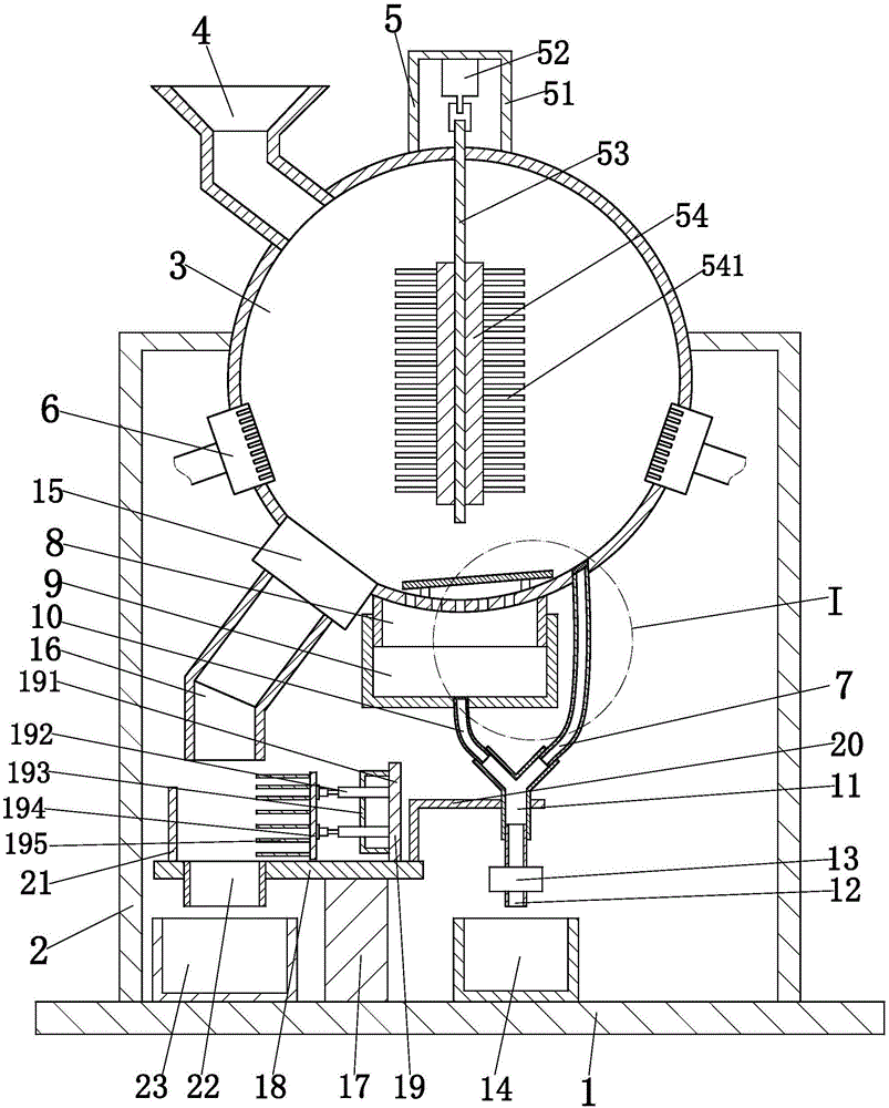 Automatic potato cleaning and slicing equipment