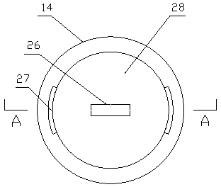 Device for extracting target component of intestinal content