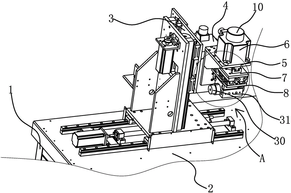 Crystal angle adjusting mechanism of automatic X-ray directional bonding machine of round-bar crystals