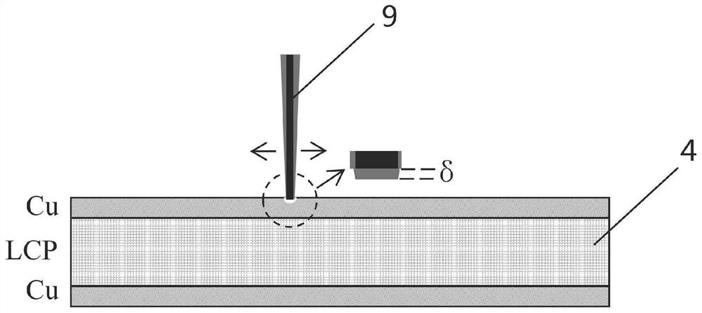 Micropore manufacturing method suitable for liquid crystal polymer substrate