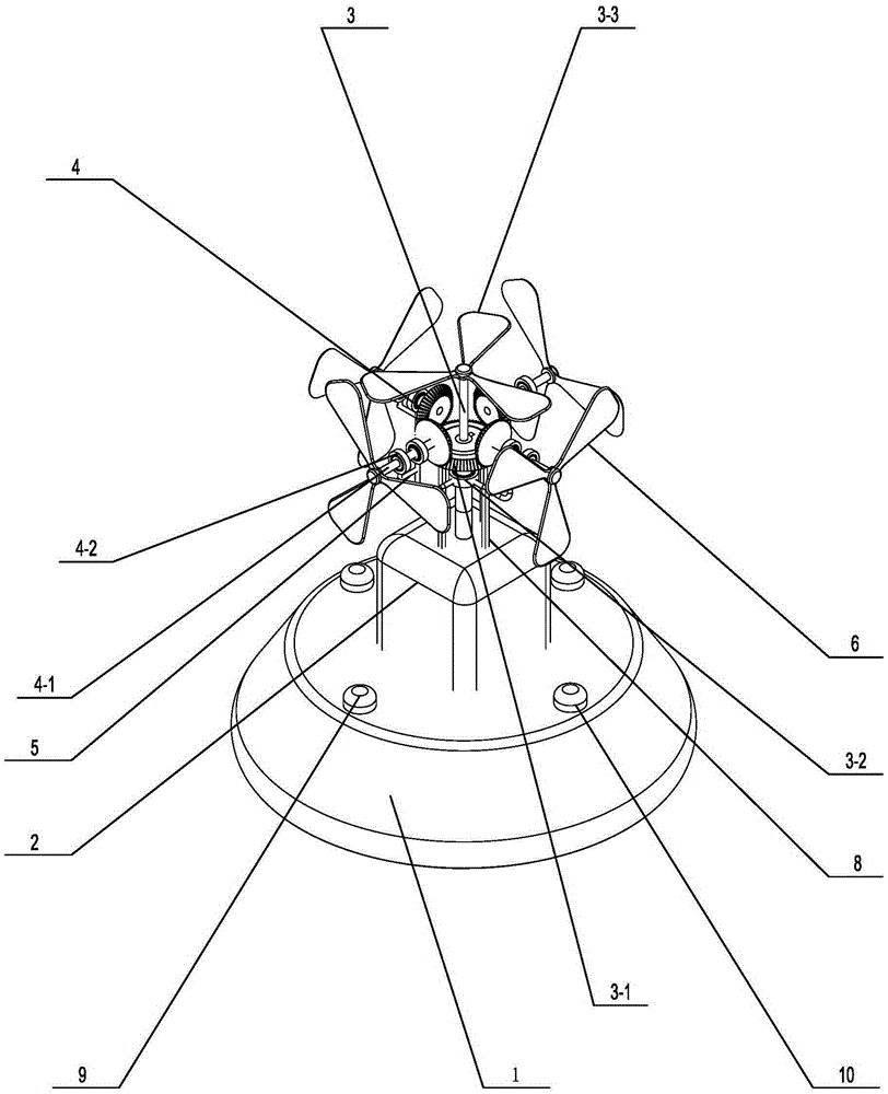 Electric fan capable of blowing air in large area