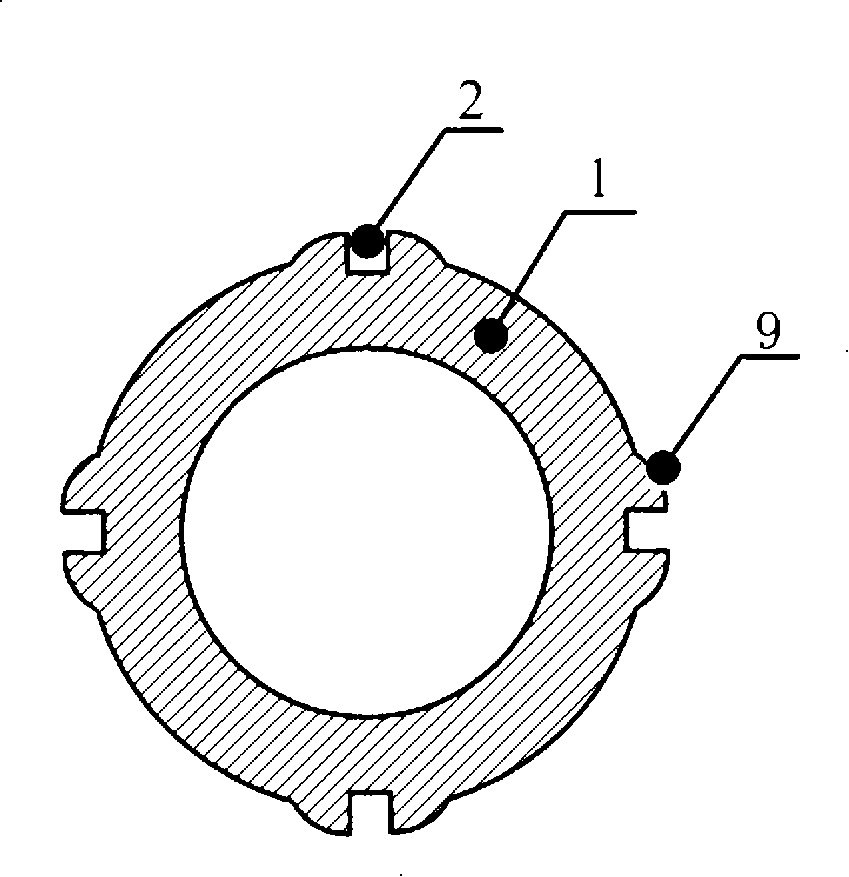 Method for eliminating local partial pressure in vacuum smelting reduction still and used reduction still