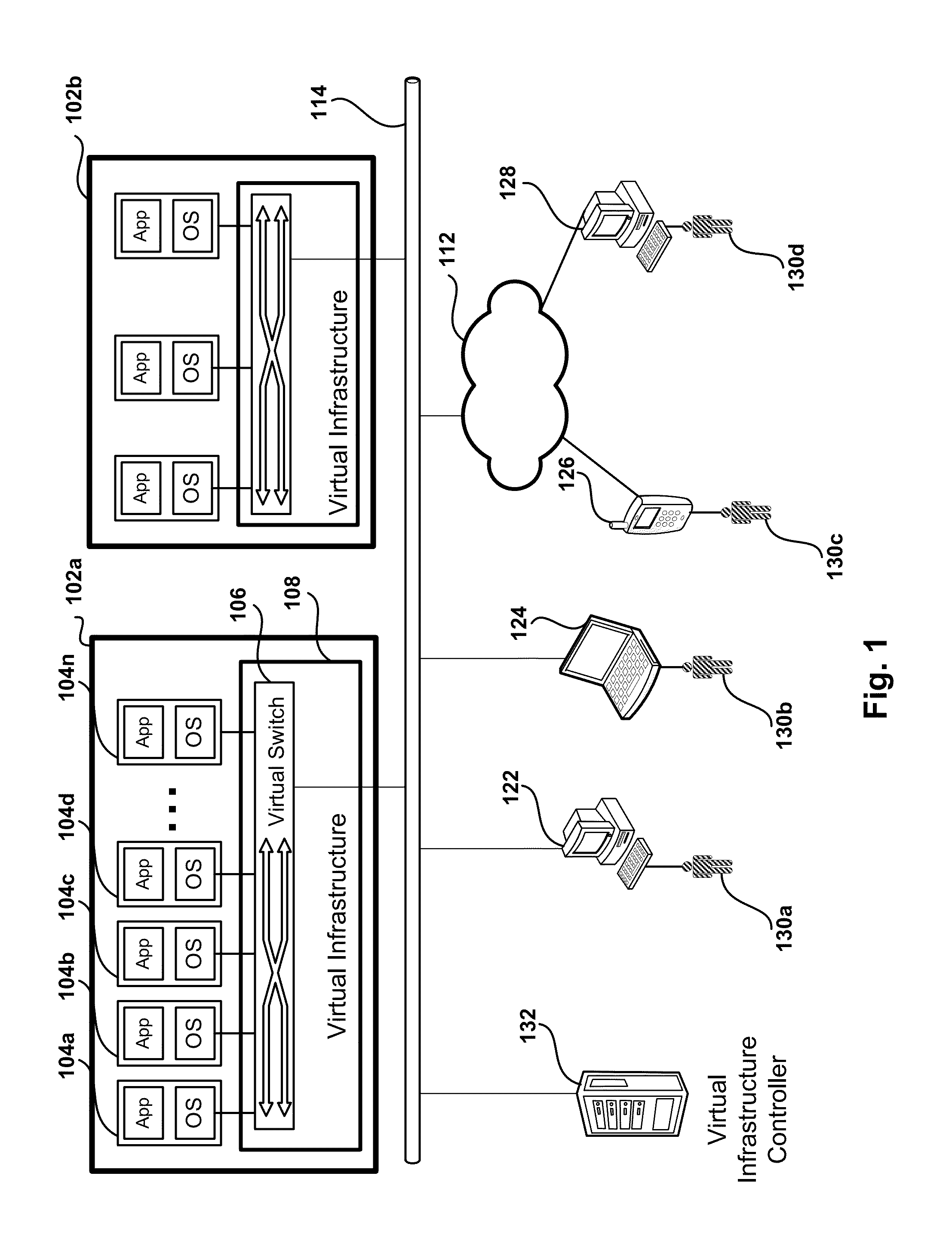 Private allocated networks over shared communications infrastructure