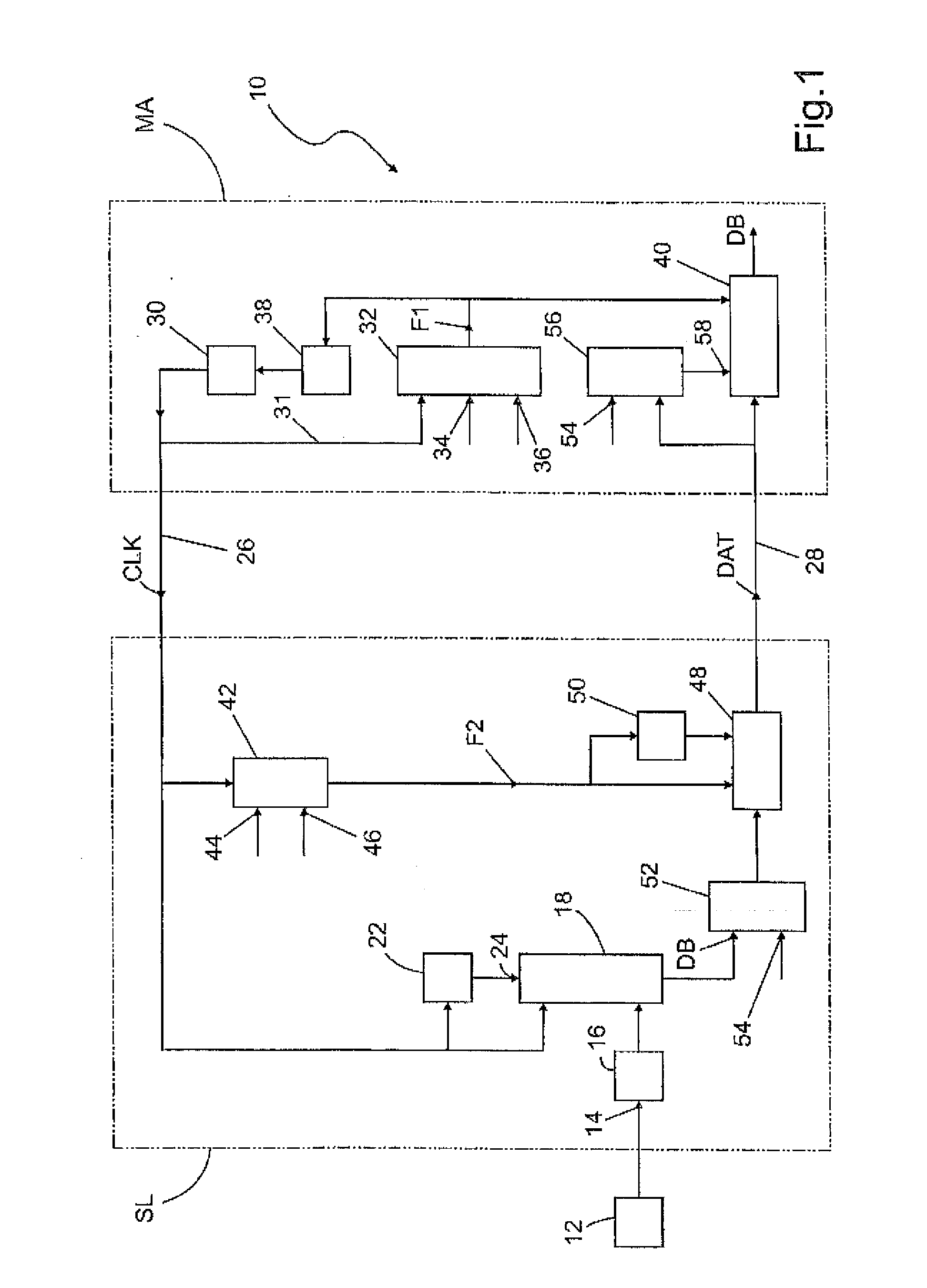 Measured value transmitting device