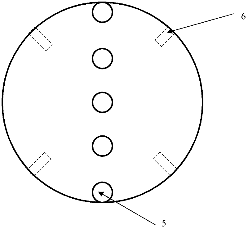 A method and device for testing the concentrating performance of a solar dish concentrator