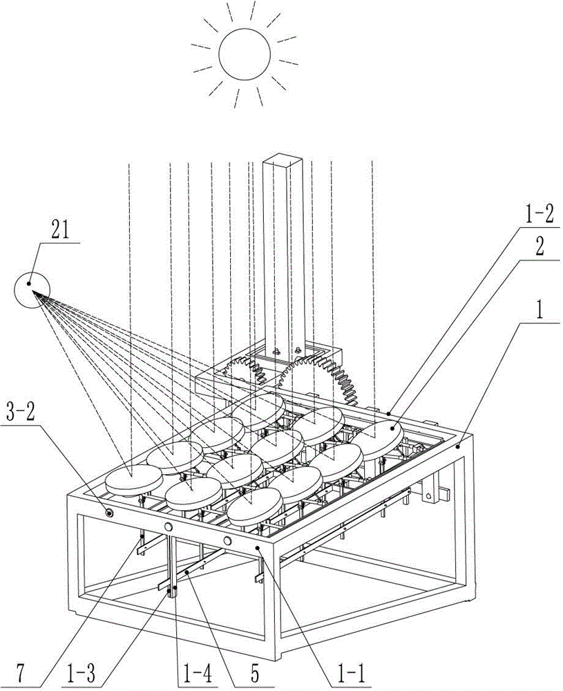 Solar condensation device