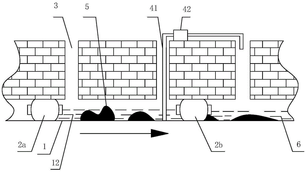 Underground pipeline dredging method