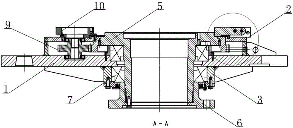 Hydraulic turntable for pressure balance workover rigs