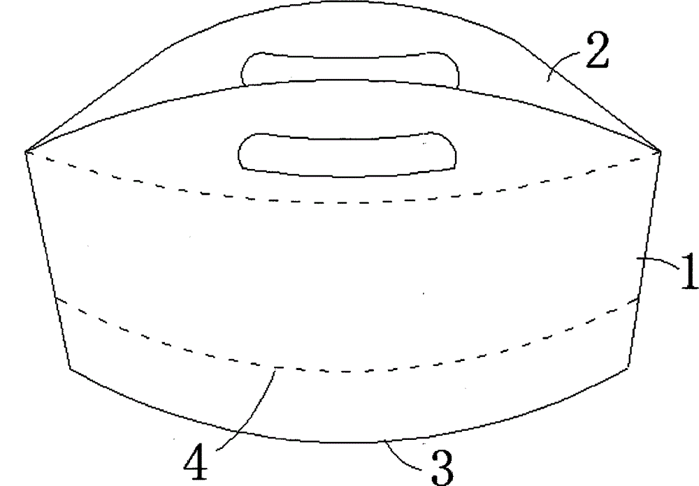 Waste paper storage bucket