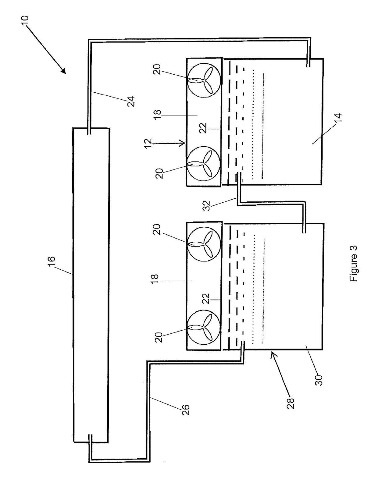 System and method of cooling by latent energy transfer