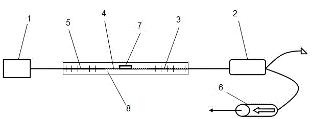 Frequency modulating single frequency fiber laser