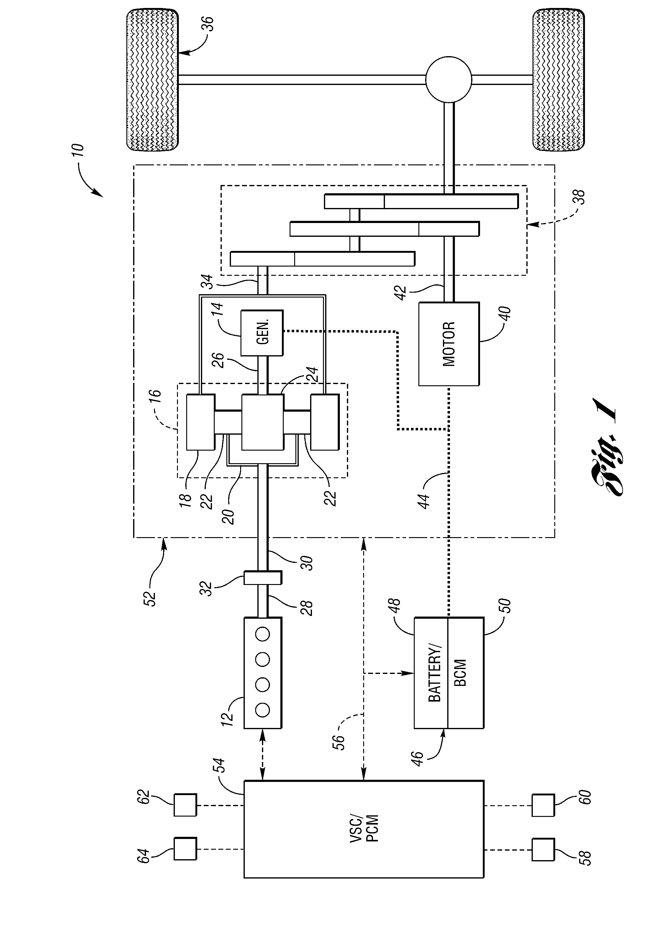 Vehicle information display and method