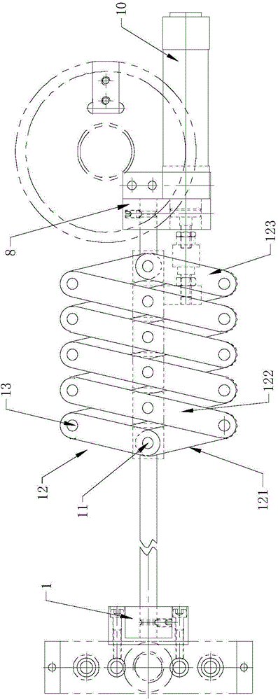 Bottle-parison variable-pitch apparatus of bottle blowing machine