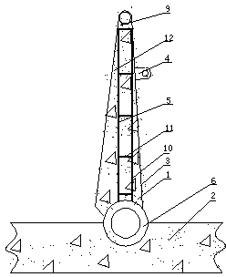 Dam face system of hydraulic moving dam