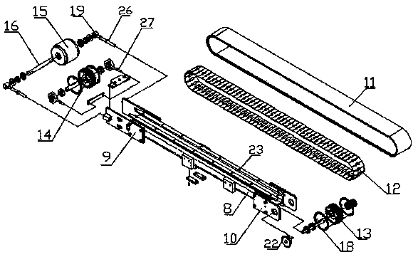 Belt-type transport system