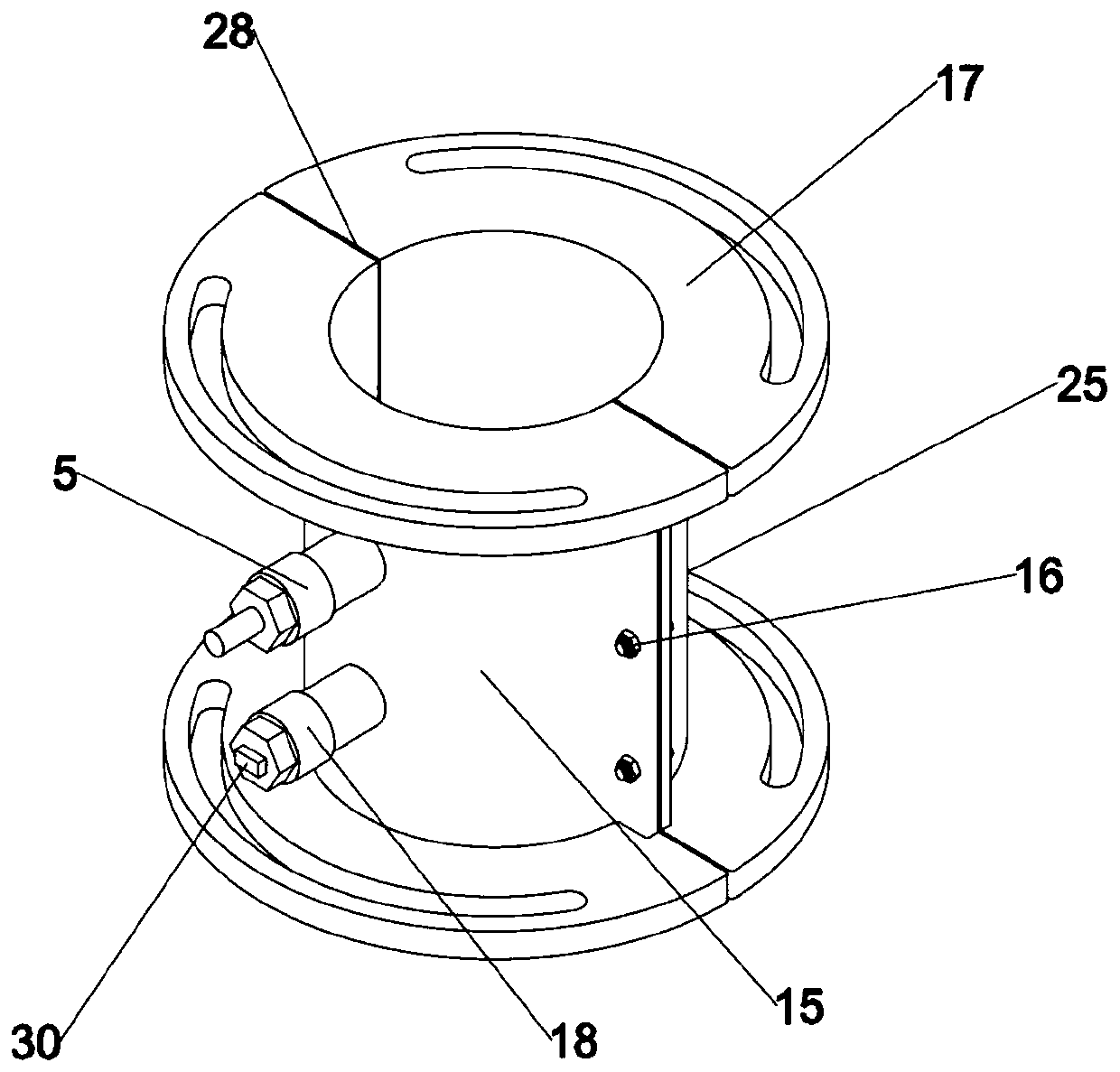 Multiphase flow multiphase visual corrosion test device and method