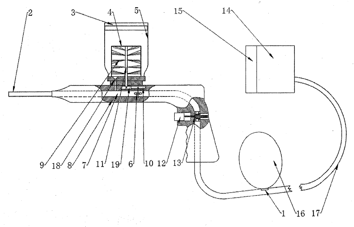 Electric pollinator using air flow to calculate pollination amount