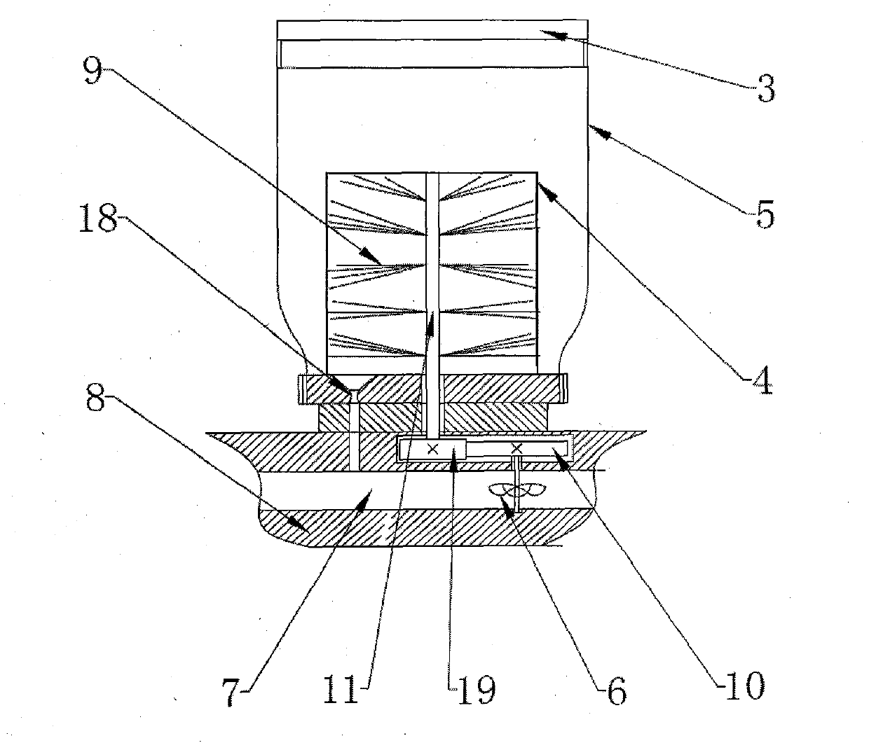 Electric pollinator using air flow to calculate pollination amount