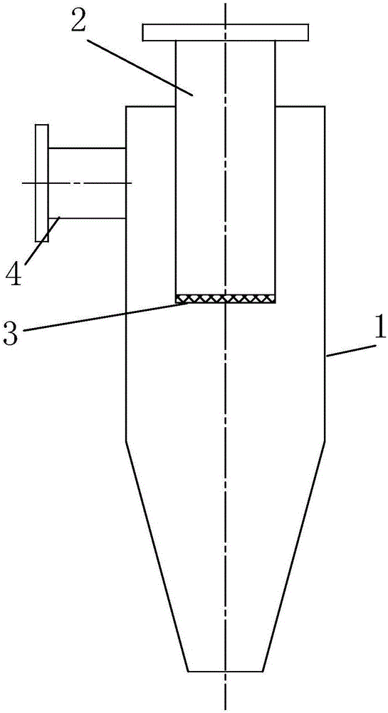 Wet-bonding-proof cyclone separator