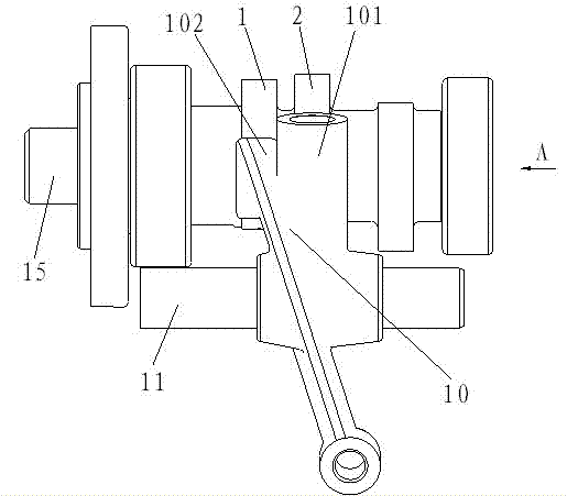 Engine valve lift variable device