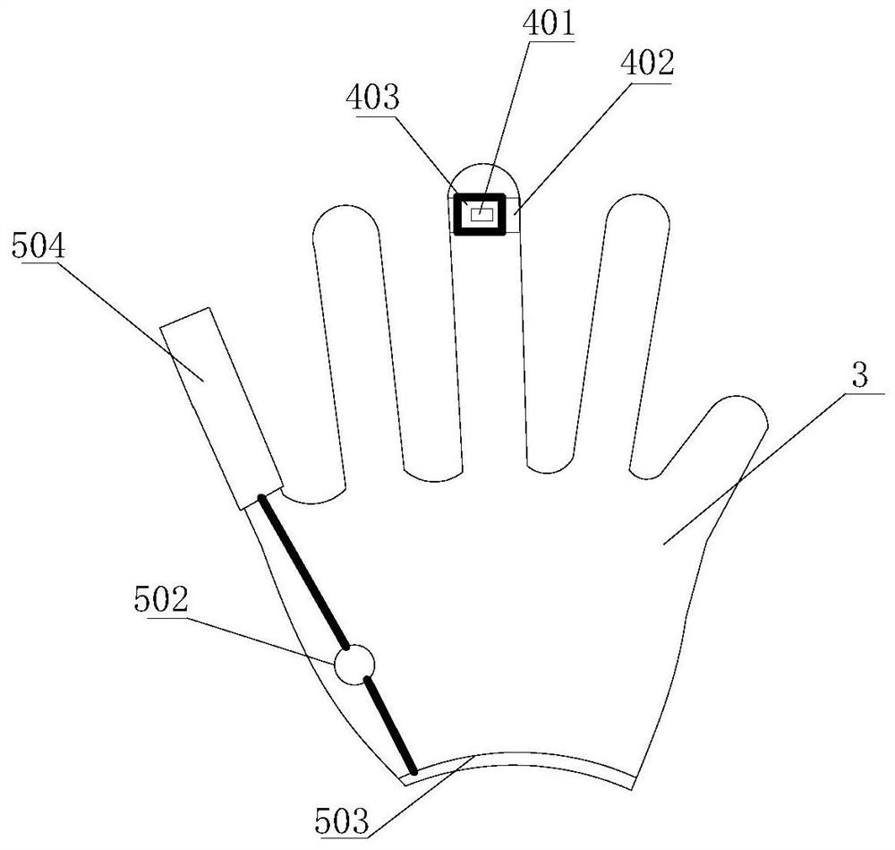 Low-voltage intelligent electrician gloves