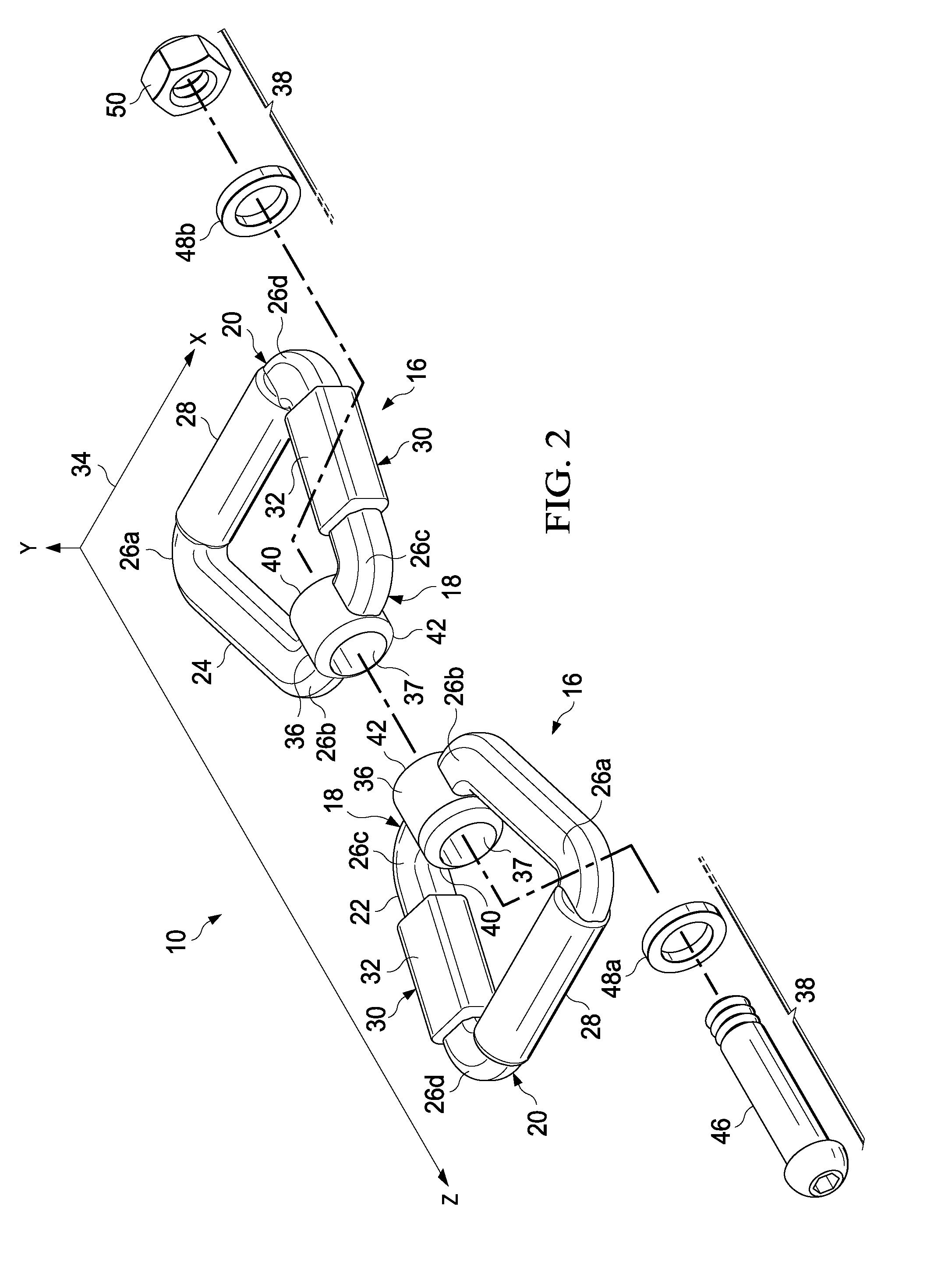 Swivel hook tie down