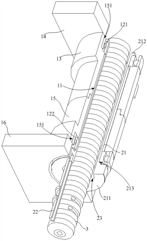 Cable binding structures and robots