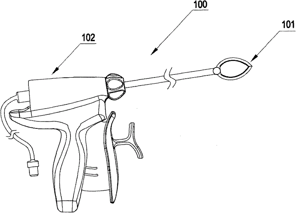 A radio frequency ablation device