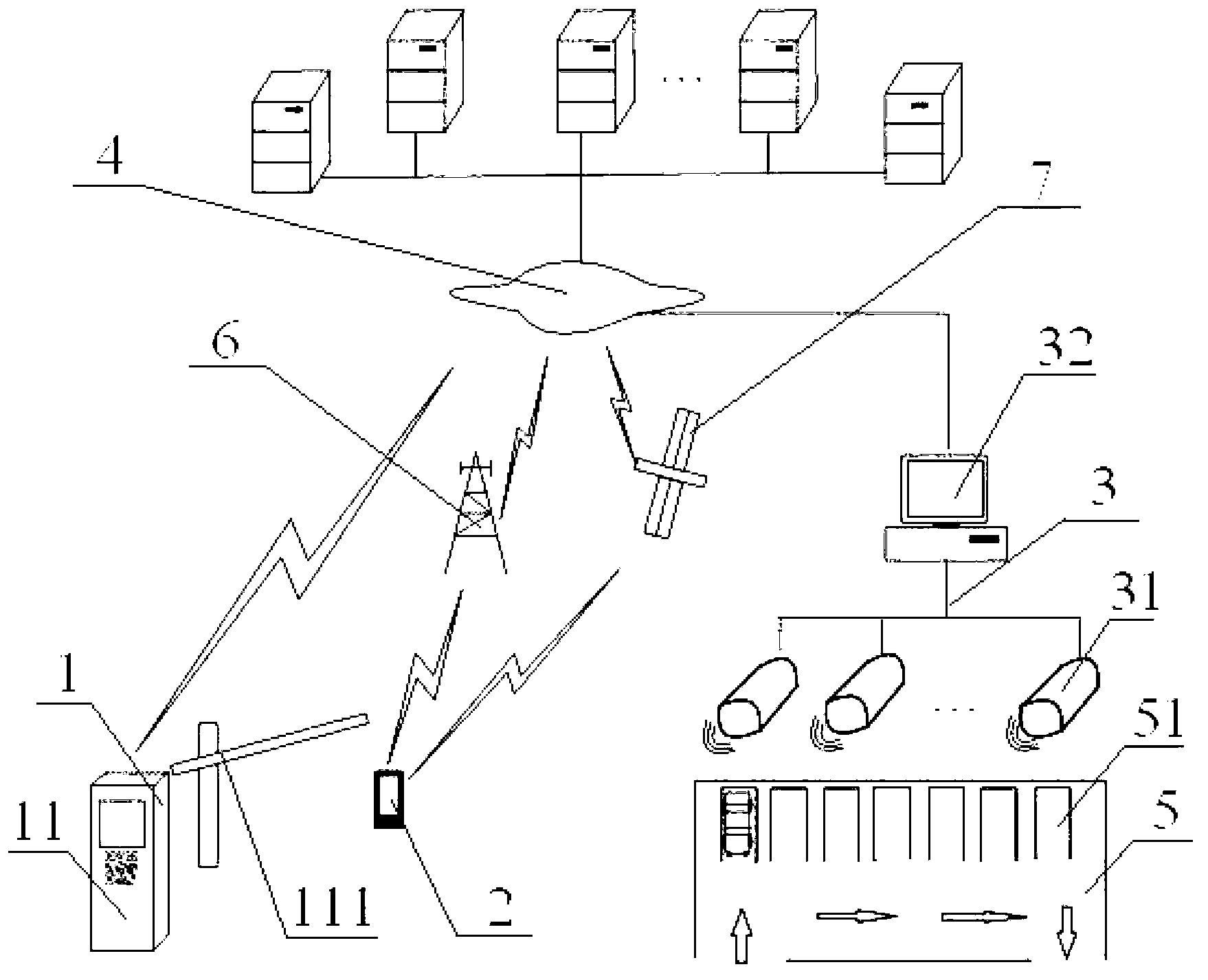 Parking guidance system based on cloud platform and AGPS (Assisted Global Positioning System)