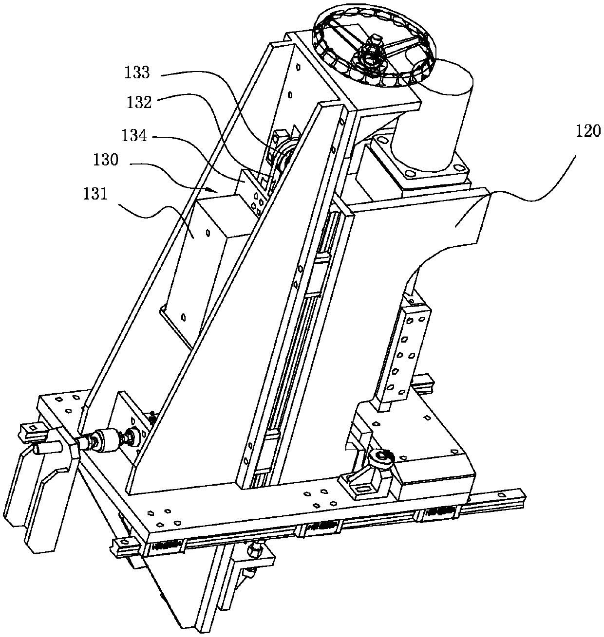 Shearing machine for steel grating plate