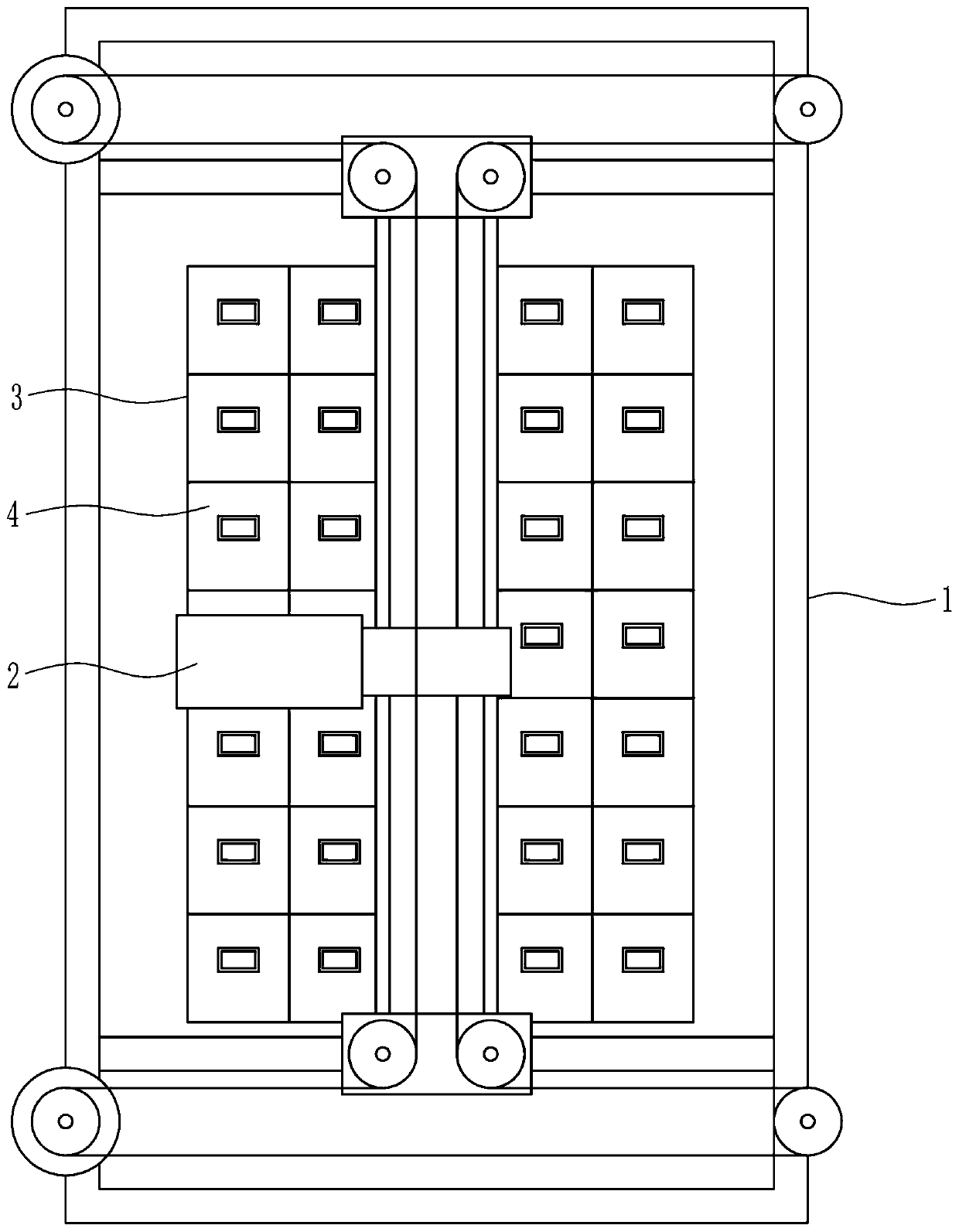 Automatic medicine getting and packaging device for Chinese herbal medicines