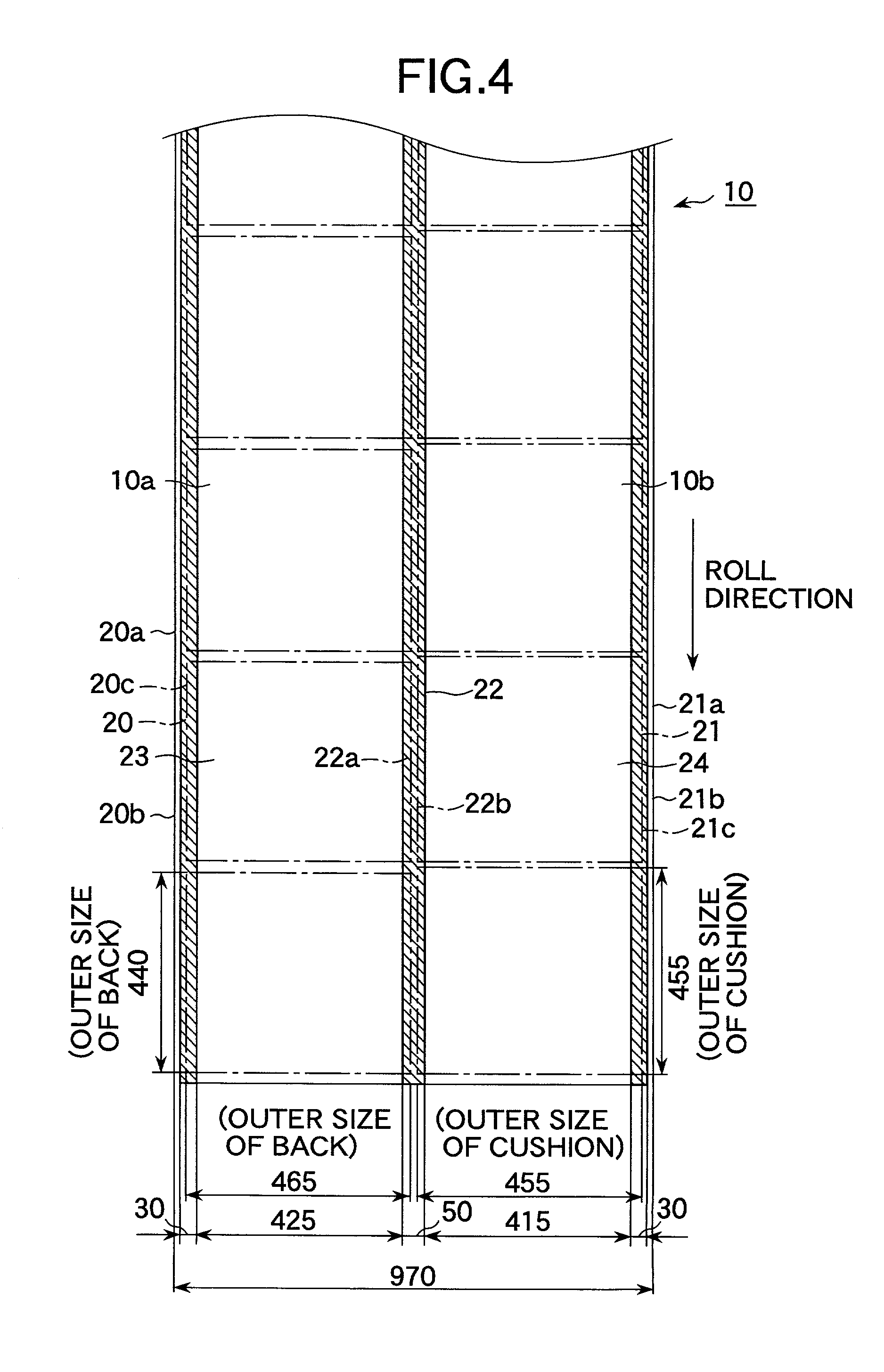 Net fabric to be processed into net product