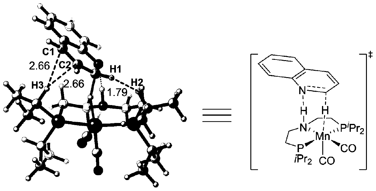 Method for conducting catalytic hydrogenation on nitrogen-containing unsaturated heterocyclic compound