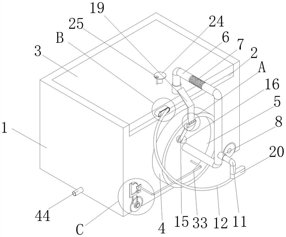 Damp-proof device for zinc oxide transportation and distribution