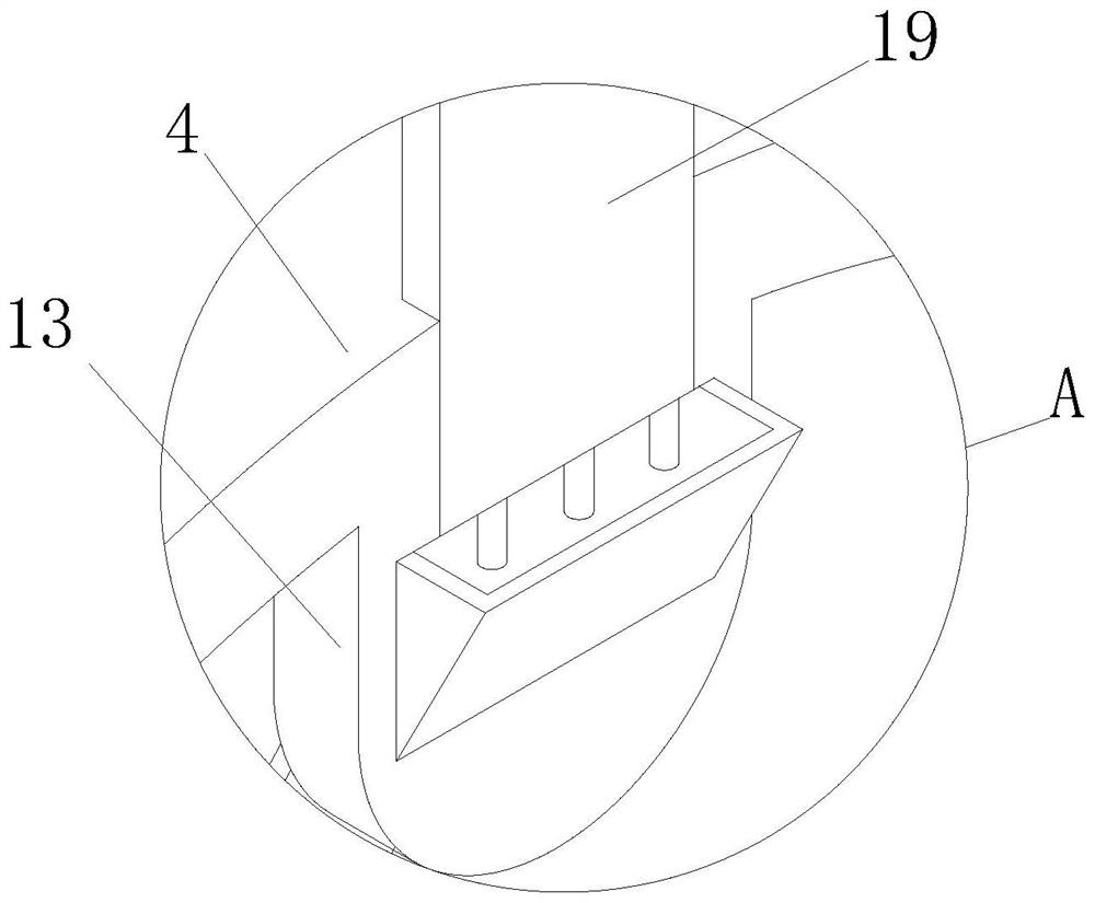 Damp-proof device for zinc oxide transportation and distribution