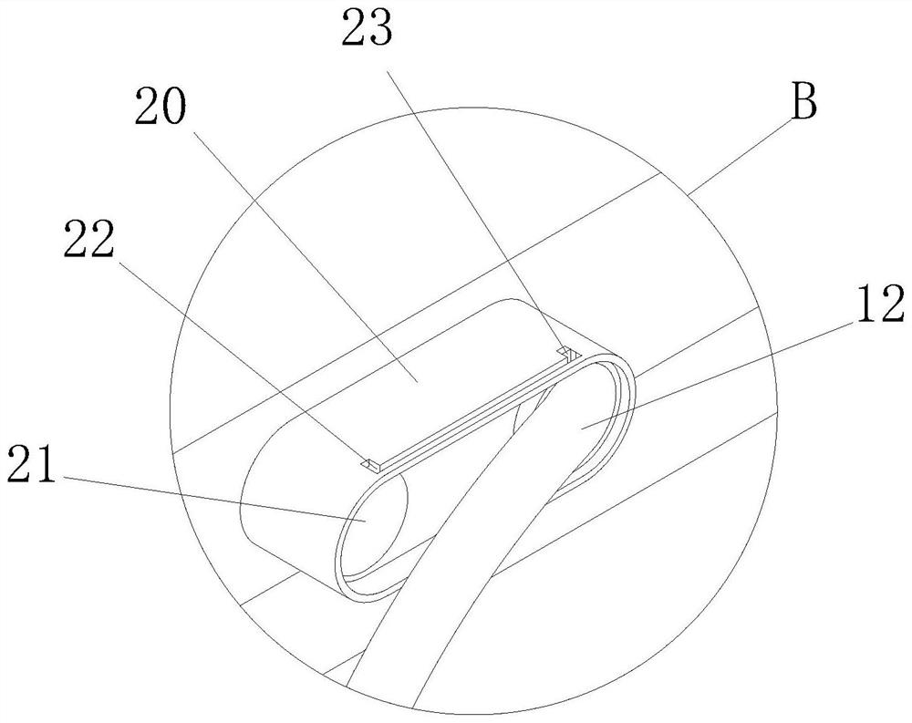 Damp-proof device for zinc oxide transportation and distribution