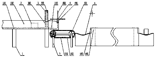 Aviation airport luggage turntable equipped with buffer protection mechanism