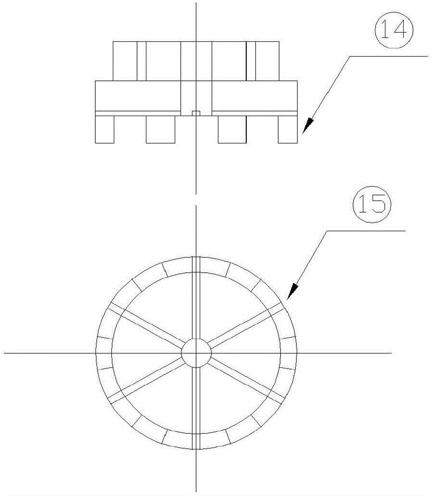 Strong shearing and stirring aluminum alloy melt composite treatment device and technology