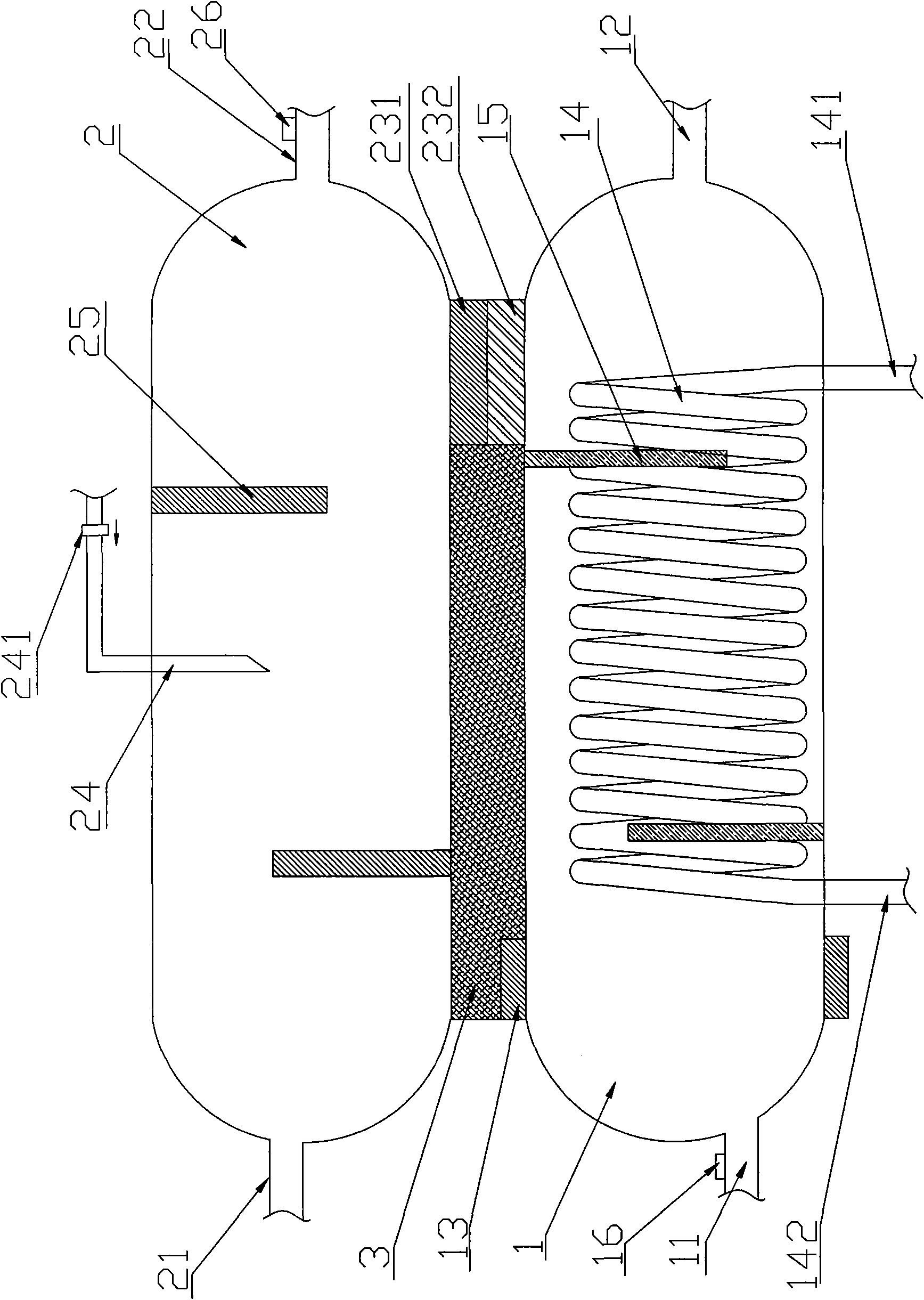 Energy-saving emission reduction device for automobile