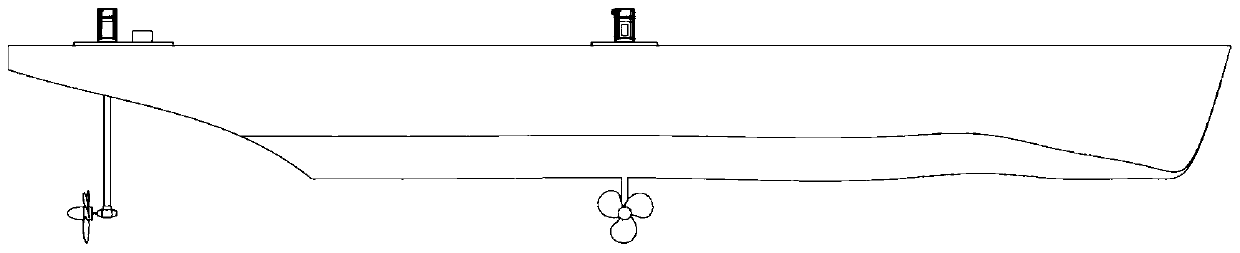 Device for simulating wind current load in ship model test