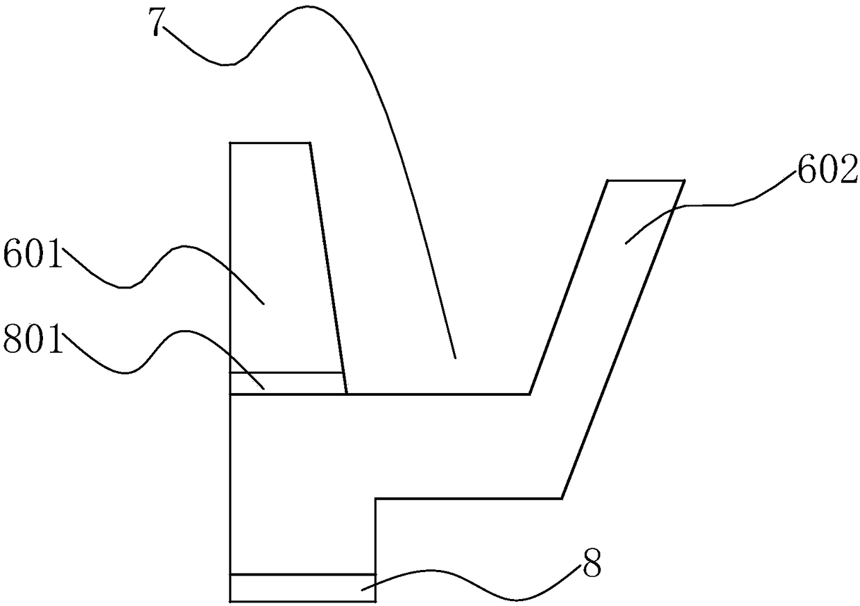 Protective structure and construction method for crossing line in road and bridge extension construction