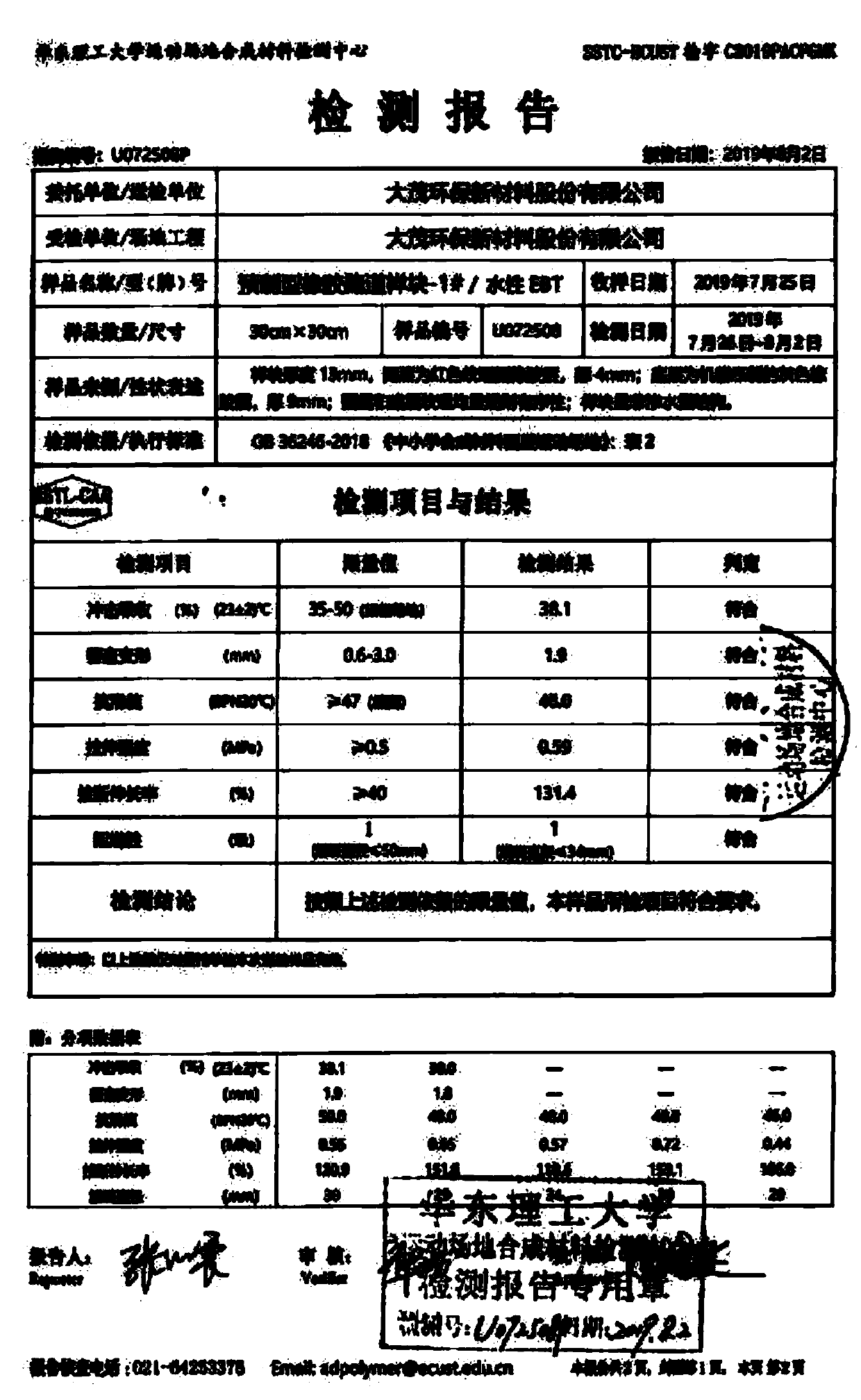 Water-based prefabricated rubber runway and preparation process thereof