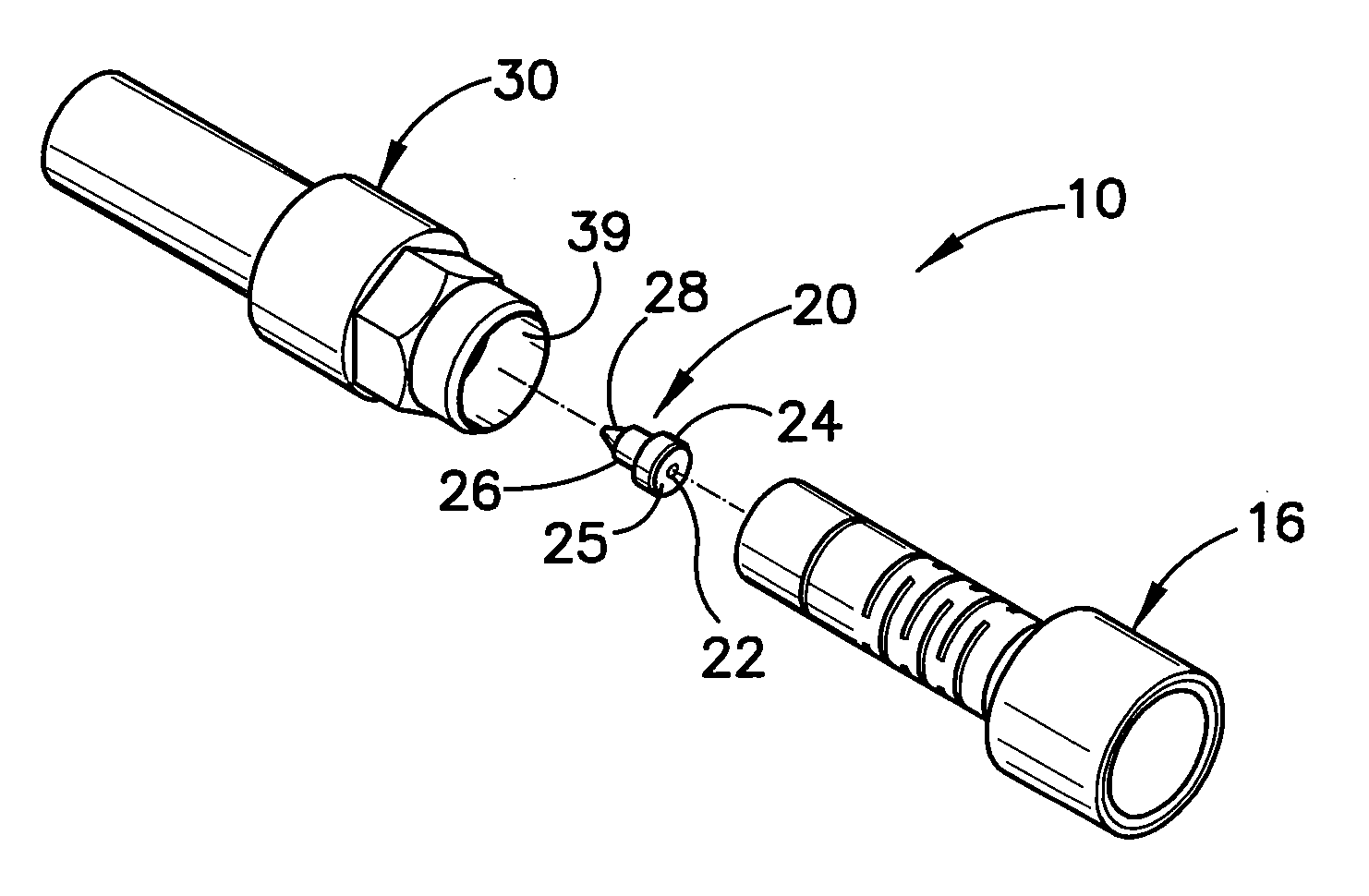 Ferrule for making fingertight column connections in gas chromatography