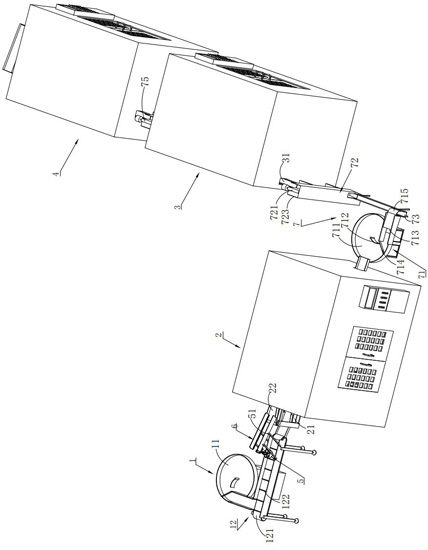 An automatic production line and process of an inner ball cage cage