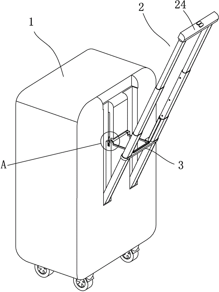 Luggage case with multiple movement patterns